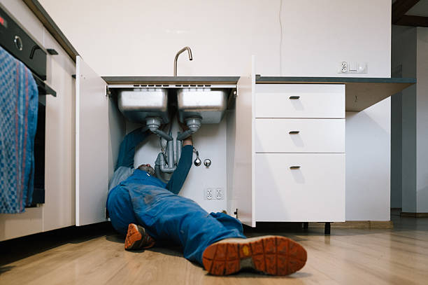 Professional Leak Detection technician working in Bethania, NC